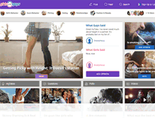 Tablet Screenshot of girlsaskguys.com